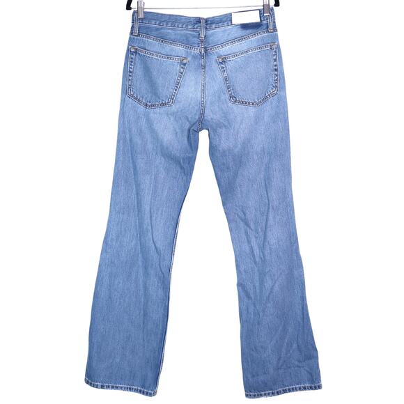 RE/DONE Loose Boot Jeans Hacienda Light Washed Blue High Rise Women's 27 - Picture 4 of 13
